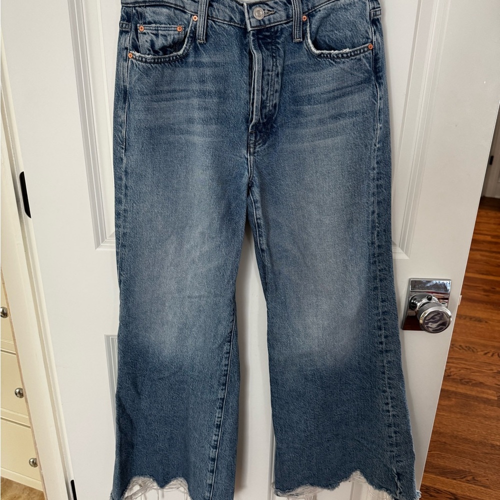 MOTHER Blue Flare & Wide Leg Jeans